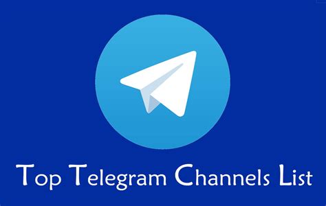 Telegram channels list 2020